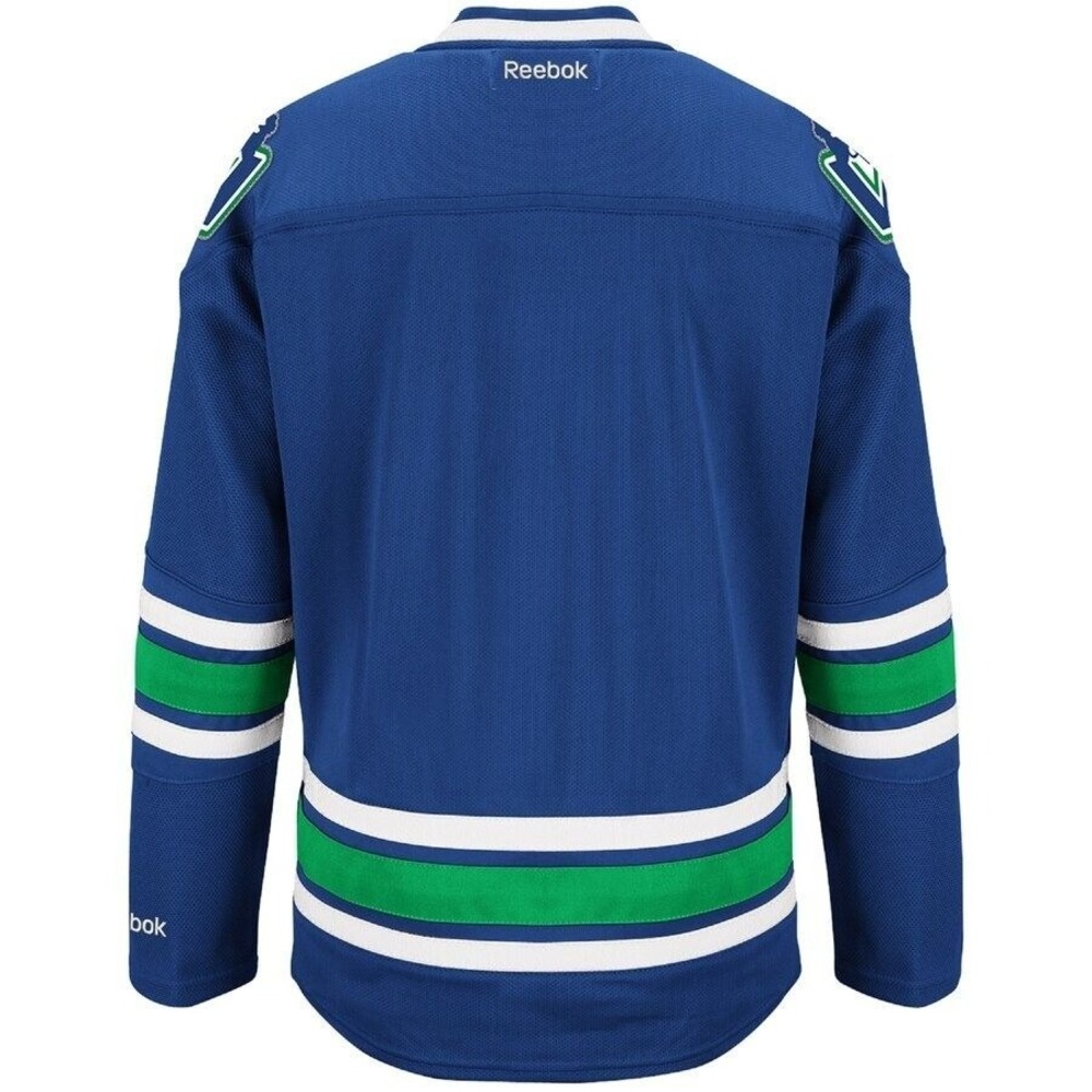 Vancouver Canucks NHL Reebok Blue Premier Alternate Jersey Women's LARGE - Picture 3 of 15